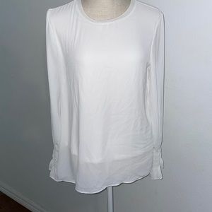Rachel Zoe white blouse size Medium
